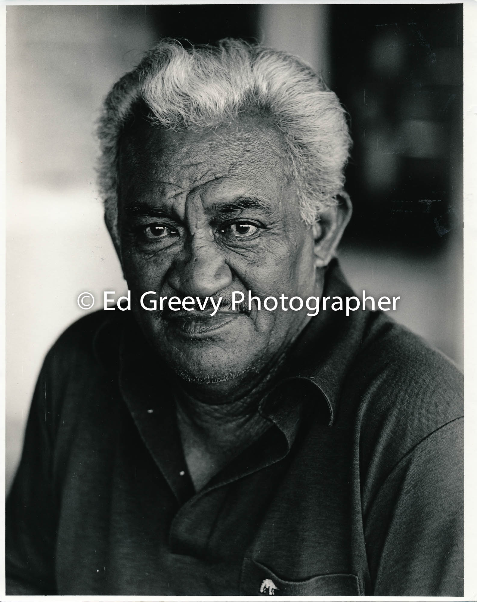 Clement Apollo, Sand Island resident (11 November 1979) Negative: 4091-4-11 | Ed Greevy Photographer