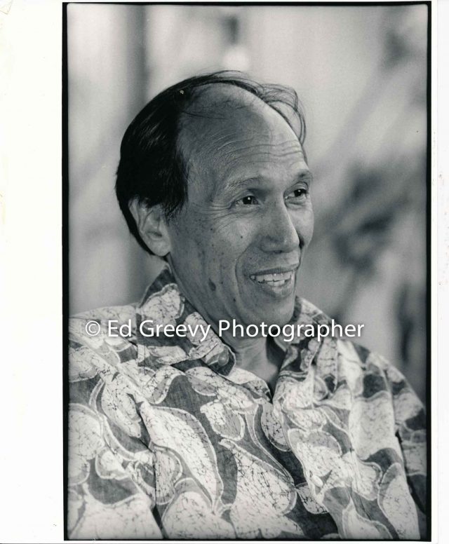 Dr. Kekuni Blaisdell at home in Nuuanu (1993) | Ed Greevy Photographer