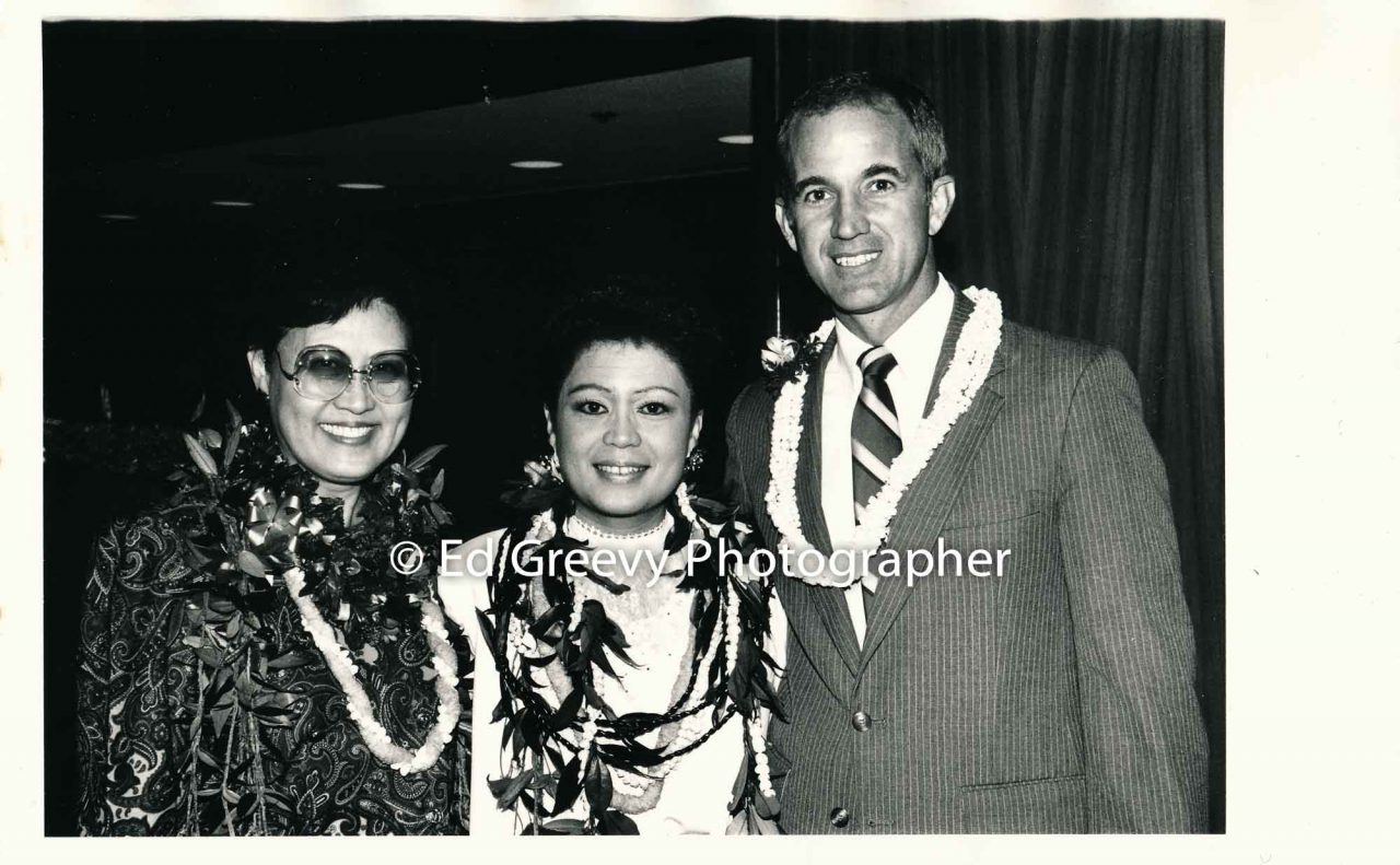 Roland Kotani fundraiser, supporters. 1989