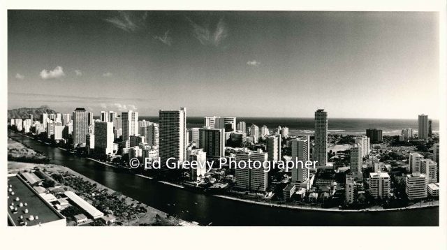 Waikiki from Marco Polo condo (1991) | Ed Greevy Photographer