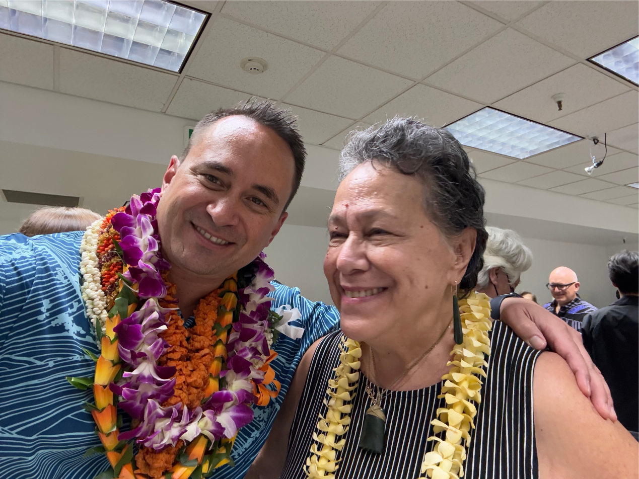 Selfie with my wonderful mom, Haaheo Mansfield
