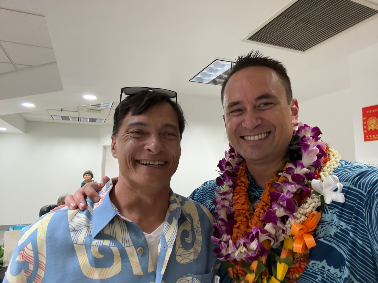 Selfie with Dan "Makanui" Sherman