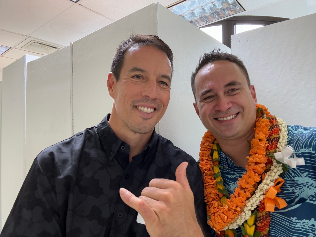 Selfie with Adam Wong