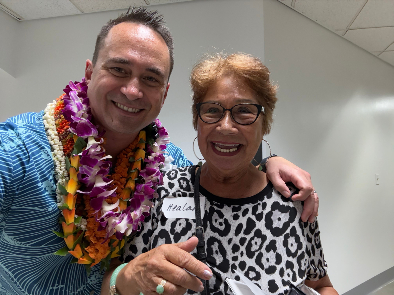 Selfie with my Aunty Healani Williams